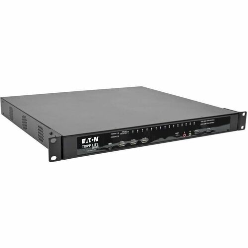 Tripp Lite 16-Port KVM Switch Cat5 Over IP 1 Local 4 Remote User 1U TAA GSA - 16 Computer(s) - 1 Local User(s) - 4 Remote User(s) - 1600 x 1200 - 2 x PS/2 Port - 2 x USB - Rack-mountable - 1U