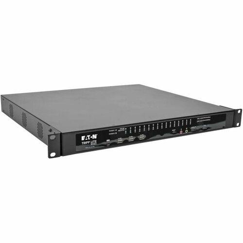 Tripp Lite 32-Port KVM Switch Cat5 Over IP 1 Local 2 Remote User 1U TAA GSA - 32 Computer(s) - 1 Local User(s) - 2 Remote User(s) - UXGA - 1600 x 1200 - 32 x Network (RJ-45) - 2 x PS/2 Port - 2 x USB - Rack-mountable - 1U - TAA Compliant