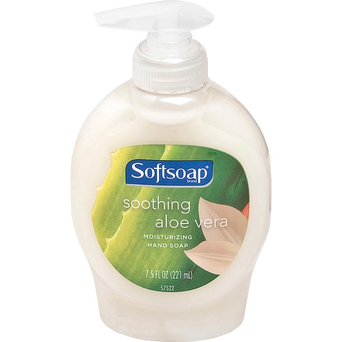 Softsoap Liquid Hand Soap Pump - Soothing Aloe Vera - 221.80 mL - Pump Bottle Dispenser - Soil Remover - Hand, Skin - Rich Lather - 1 Each