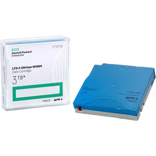HPE LTO Ultrium 5 Data Cartridge with Custom Barcode Labeling - LTO-5 - Labeled - 1.50 TB (Native) / 3 TB (Compressed) - 2775.59 ft Tape Length - 20 Pack