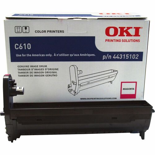 Oki 44315101/02/03/04 Image Drum - LED Print Technology - 20000 Pages - 1 Each - Magenta