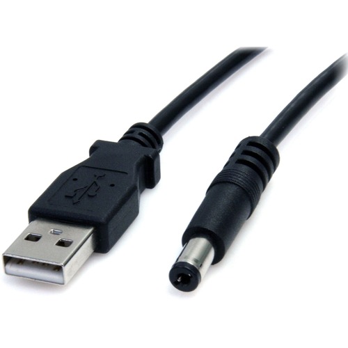 StarTech.com 3 ft USB to Type M Barrel 5V DC Power Cable - Charge your 5V DC devices using your computer USB port - usb to 5.5mm - usb to 5v dc cable - usb to dc plug -usb to type m barrel