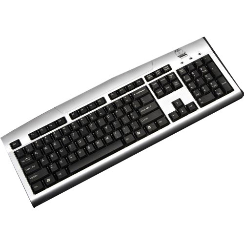 Man & Machine U Cool Keyboard - Cable Connectivity - USB Interface - 104 Key - English (US) - Black