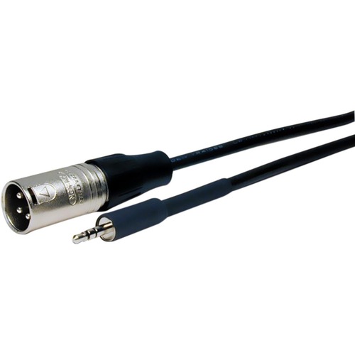 Comprehensive Standard Series XLR Plug to Stereo 3.5mm Mini Plug Audio Cable 10ft - 10 ft Mini-phone/XLR Audio Cable for Audio Device - First End: 1 x XLR Microphone - Male - Second End: 1 x Mini-phone Stereo Audio - Male - Shielding - 24 AWG