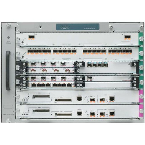 Cisco 7606-S Router Chassis - 6 - 7U - Rack-mountable