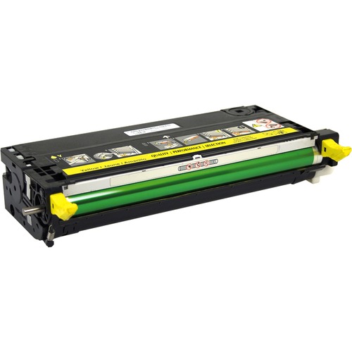 V7 Remanufactured High Yield Yellow Toner Cartridge for Dell 3110/3115 - 8000 page yield - Color Laser Toner for select Dell printers - Replaces 3108401 XG724 3108402 XG728 3108098  3108099