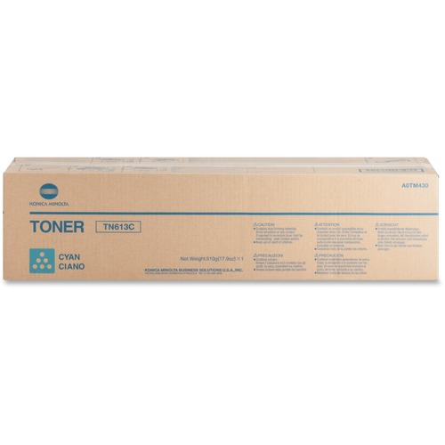 Konica Minolta TN-613C Original Toner Cartridge - Laser - 30000 Pages - Cyan - 1 Each