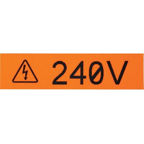 Panduit Label Tape - 3/4" Width - White - Vinyl - 1 Pack