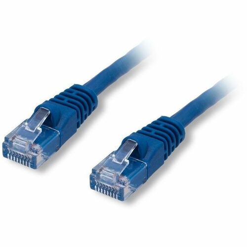 Comprehensive Cat5e 350 Mhz Snagless Patch Cable 10ft Blue - 10 ft Category 5e Network Cable for Network Device - First End: 1 x RJ-45 Network - Male - Second End: 1 x RJ-45 Network - Male - 1 Gbit/s - Patch Cable - Gold Plated Contact - 24 AWG - Blue