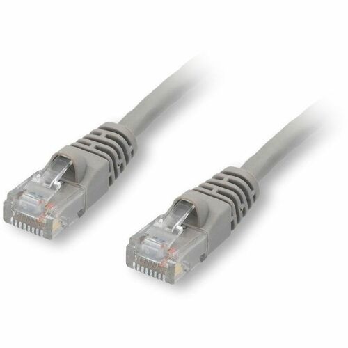 Comprehensive Cat5e 350 Mhz Snagless Patch Cable 75ft Gray - 75 ft Category 5e Network Cable for Network Device - First End: 1 x RJ-45 Network - Male - Second End: 1 x RJ-45 Network - Male - 1 Gbit/s - Patch Cable - Gold Plated Contact - 24 AWG - Gray