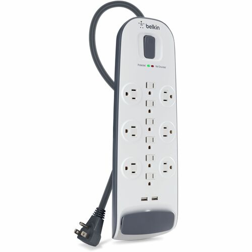 Belkin 12 Outlet Surge Protector with USB Charging - 6ft input cord - 12 x AC Power - 3000 J - 6 ft