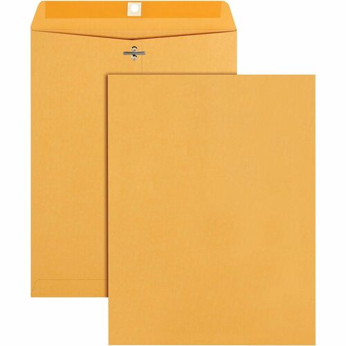 Business Source Heavy-duty Clasp Envelopes - Clasp - #93 - 9 1/2" Width x 12 1/2" Length - 28 lb - Clasp - Kraft - 100 / Box - Kraft