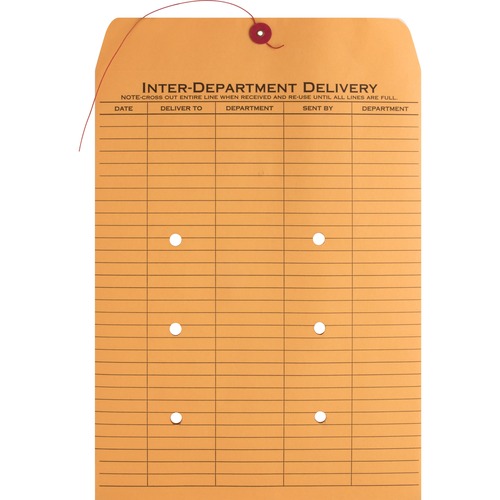 Picture of Business Source 2-sided Inter-Department Envelopes