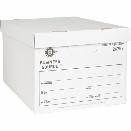 Picture of Business Source Lift-off Lid Heavy-Duty Storage Box