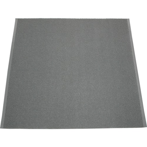 SKILCRAFT Entry Syst Vinyl Loop Scraper/Wiper Mat - Floor - 72" Length x 48" Width x 0.500" Thickness - Polypropylene - Gray - 1 Each