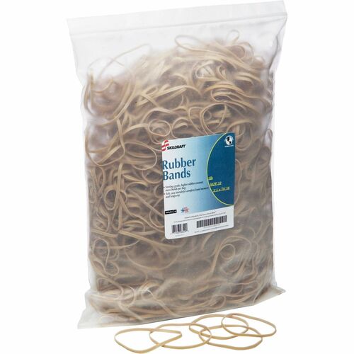 SKILCRAFT 7510015783518 Sterling Grade Rubber Band - Size: 32 - 1 Bag - Natural