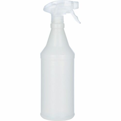 SKILCRAFT 8125015770212 Trigger Opaque Spray Bottle - Adjustable Nozzle - 1 Each - Clear