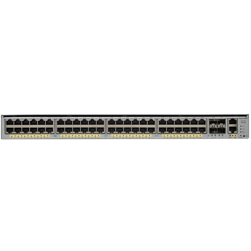 Cisco Catalyst 4948E Layer 3 Switch - 48 Ports - Manageable - Gigabit Ethernet - 10/100/1000Base-T - 3 Layer Supported - 1U High - Rack-mountable - 1 Year Limited Warranty