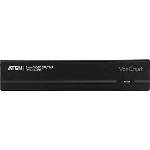 ATEN VanCryst VS138A Video Splitter-TAA Compliant - 2048 x 1536 - QXGA - 1 x 88 x VGA Out