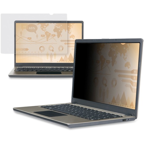 3M PF13.3W9 Privacy Filter for Widescreen Laptop 13.3" - For 13.2" Widescreen LCD Notebook - 16:9 - Polymer, Plastic - Anti-glare - 1