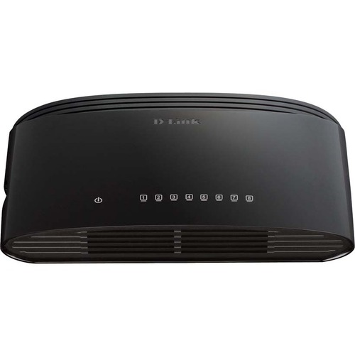 D-Link DGS-1008G Gigabit Desktop Switch - 8 Ports - Gigabit Ethernet - 10/100/1000Base-T - 2 Layer Supported - AC Adapter - Desktop - Lifetime Limited Warranty