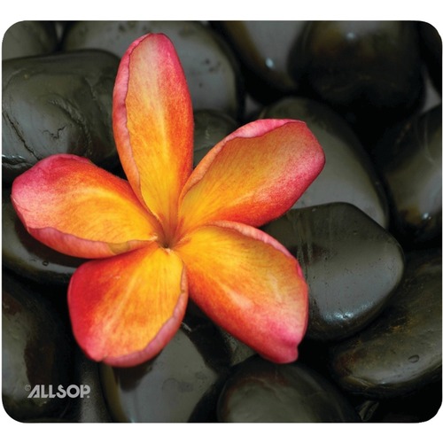 Allsop NatureSmart Image Mousepad - Floral - (30185) - Floral - 0.08" x 8.50" Dimension - Natural Rubber, Latex - Anti-skid