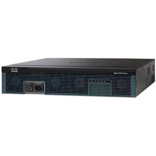 Cisco 2951 Integrated Services Router - 3 Ports - PoE Ports - Management Port - 13 - 512 MB - Gigabit Ethernet - 2U - Rack-mountable - 90 Day