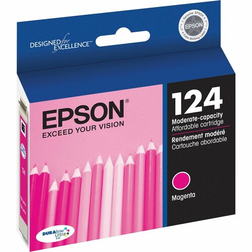 Epson DURABrite T124320 Original Ink Cartridge - Inkjet - 170 Pages - Magenta - 1 Each - Ink Cartridges & Printheads - EPST124320S