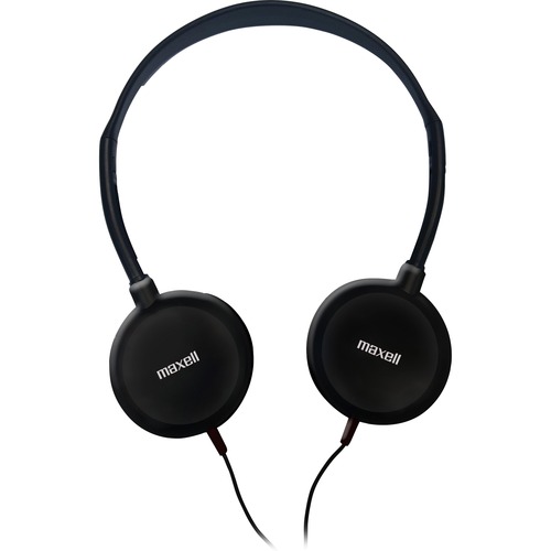 Maxell Lightweight Stereo Headphones Stereo Silver Black