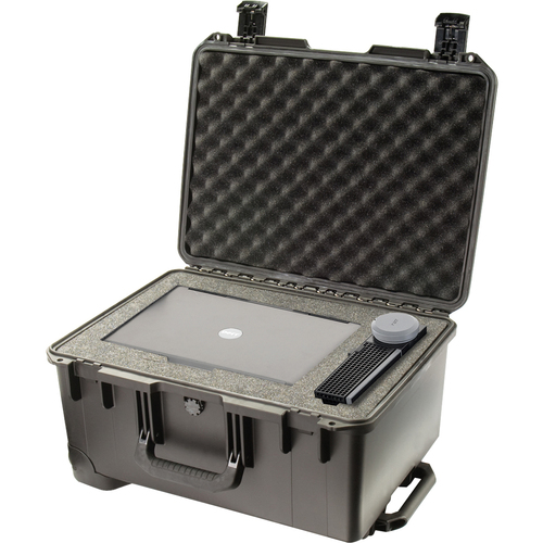Pelican Storm Case iM2620 without Foam - Internal Dimensions: 20" Length x 14" Width x 10" Depth - External Dimensions: 21.2" Length x 16" Width x 10.6" Depth - Press & Pull Latch, Hinged Closure - HPX Resin - Black - For Equipment