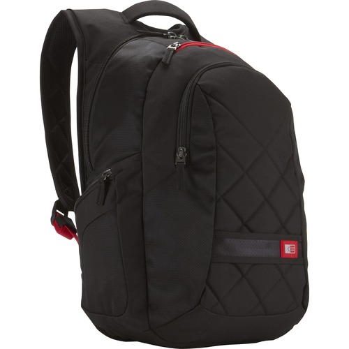 Case Logic DLBP-116BLACK Carrying Case (Backpack) for 16" Notebook - Black - Scratch Resistant Pocket - Polyester Body - Shoulder Strap - 16.7" Height x 14" Width x 9.5" Depth
