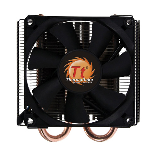 Thermaltake SlimX3 CLP0534 Cooling Fan/Heatsink - 1 Pack - 3.15" Maximum Fan Diameter - 167.2 gal/min Maximum Airflow - 2400 rpm - 4-pin LP4 - 1 pc(s) - Retail - Processor