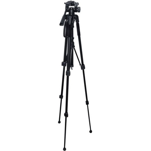 Vivitar VPT-2457 57" Tripod - 57" Height - 6 lb Load Capacity - Black