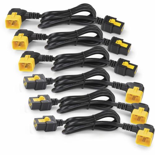 APC by Schneider Electric AP8712R Power Extension Cord - For PDU - Black - 2 ft Cord Length - IEC 60320 C20 / IEC 60320 C20 - 1 Each