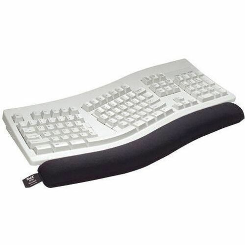 IMAK 10160 Wrist Cushion for Keyboard - 1.25" Height x 18.50" Width x 2.50" Depth - Black - Lycra