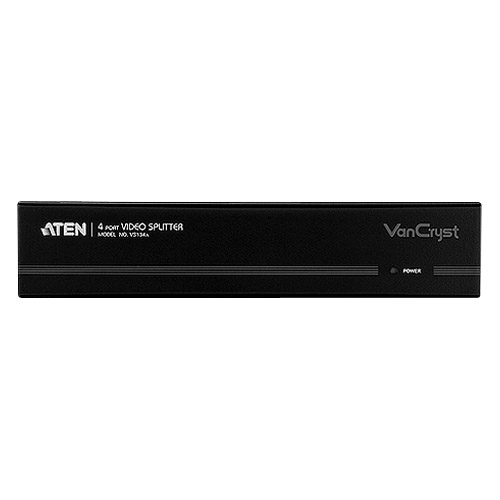 ATEN VanCryst VS134A VGA Splitter-TAA Compliant - 2048 x 1536 - QXGA - 1 x 44 x VGA Out