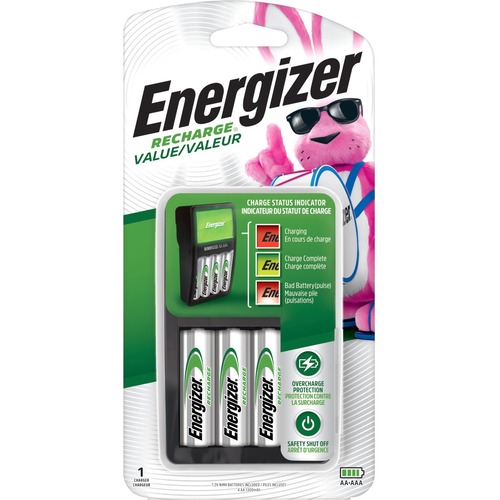 Energizer CHVCMWB-4 AC Charger - 1 Each - Battery Chargers - EVECHVCMWB4