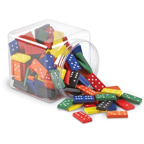 Learning Resources Double-Six Dominoes - Skill Learning: Color Identification, Mathematics, Counting, Sorting