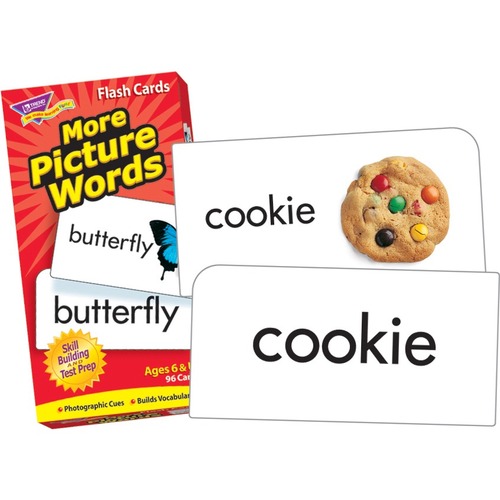 Trend More Picture Words Skill Drill Flash Cards - Set