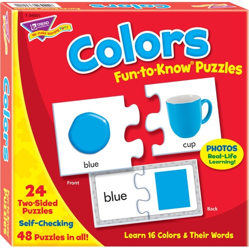 Trend Colors Fun-to-know Puzzles - Theme/Subject: Learning, Fun - 5-14 Year48 Piece