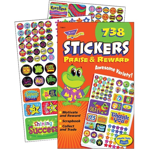 Encouraging Stickers multi pack, 7 Stickers, Reward stickers, Good