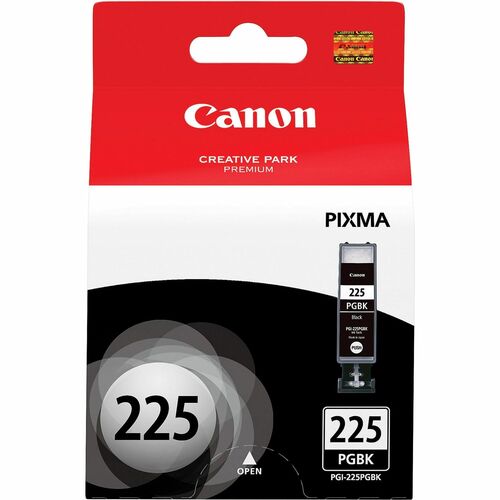 Canon PGI-225BK Original Ink Cartridge - Inkjet - 341 Pages - Black - 1 Each - Ink Cartridges & Printheads - CNMPGI225P