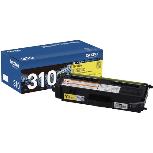 Brother TN310Y Original Toner Cartridge - Laser - 1500 Pages - Yellow - 1 Each