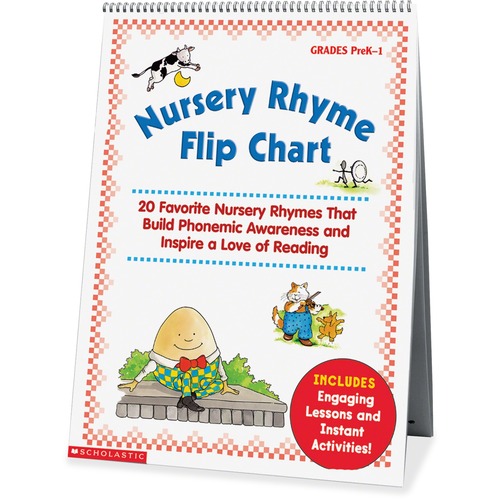 Scholastic Nursery Rhyme Flip Chart - Theme/Subject: Learning - 1 Each