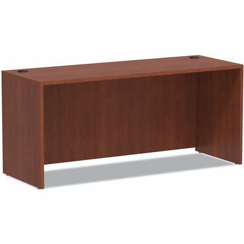 Alera Valencia Series Credenza Shells, 65w x 23.6d x 29.5h, Medium Cherry - 29.5" Height x 65" Width x 23.6" Depth - Finish: Medium Cherry - Edge Banding - For Desk
