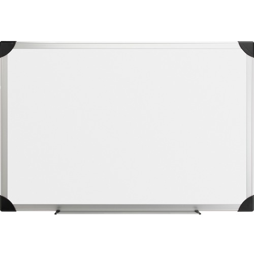 Lorell Aluminum Frame Dry-erase Boards - 24" (2 ft) Width x 18" (1.5 ft) Height - White Styrene Surface - Aluminum Frame - 1 Each