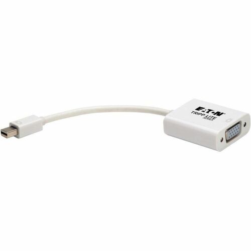 Eaton Tripp Lite Series Keyspan Mini DisplayPort to Active VGA Adapter, Video Converter (M/F), White, 6-in. (15.24 cm) - Video Converter for Mac/PC, MDP2VGA 1920x1200 1080p (M/F) 6-in."