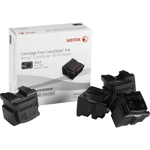 Xerox Solid Ink Stick - Solid Ink - 8600 Pages - Black - 4 / Box - Laser Toner Cartridges - XER108R00930