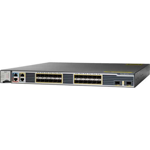 Cisco ME 3600X 24FS Layer 3 Switch - Manageable - Gigabit Ethernet, Ethernet - 10/100/1000Base-T - 3 Layer Supported - 24 SFP Slots - Rack-mountable - 90 Day Limited Warranty
