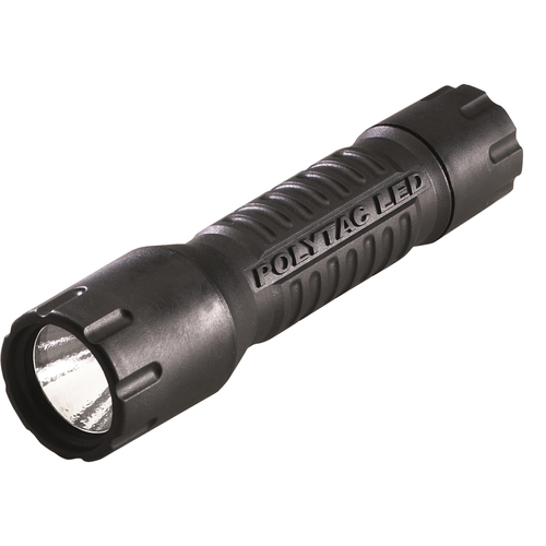 Streamlight PolyTac LED Tactical Light - LED - 130 lm Lumen - CR123A - Lithium (Li) - Nylon, Polymer - Black